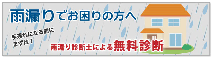 雨漏り診断士による無料診断